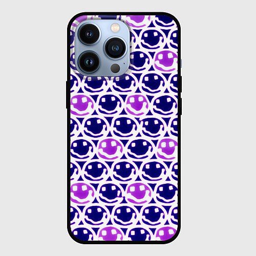 Чехол iPhone 13 Pro Nirvana neon smile / 3D-Черный – фото 1