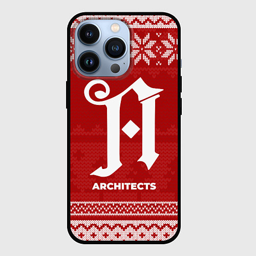 Чехол iPhone 13 Pro Новогодний Architects / 3D-Черный – фото 1