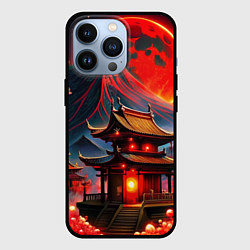 Чехол для iPhone 13 Pro Japan red nature, цвет: 3D-черный