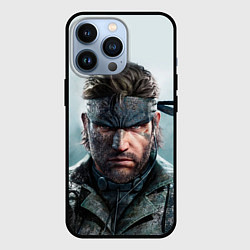 Чехол для iPhone 13 Pro Snake Solid - metal gear, цвет: 3D-черный