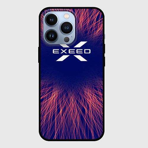 Чехол iPhone 13 Pro Exeed red energy / 3D-Черный – фото 1