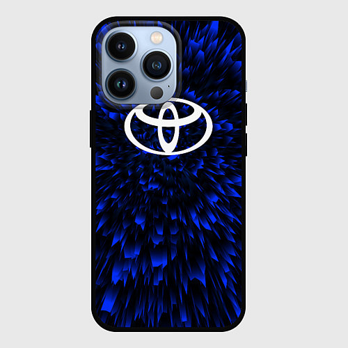 Чехол iPhone 13 Pro Toyota blue energy / 3D-Черный – фото 1