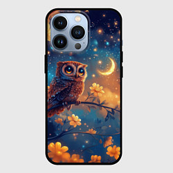 Чехол iPhone 13 Pro Сова на ветке