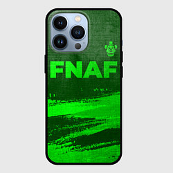 Чехол iPhone 13 Pro FNAF - green gradient посередине