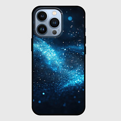 Чехол iPhone 13 Pro Синяя пыльца - текстура