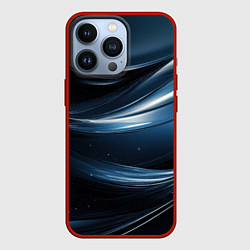 Чехол iPhone 13 Pro Геометрическая синяя текстура