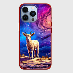 Чехол iPhone 13 Pro Козлик на звездом небе
