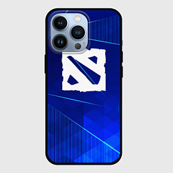 Чехол iPhone 13 Pro Dota blue poly