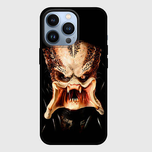 Чехол iPhone 13 Pro Predator - хищник / 3D-Черный – фото 1