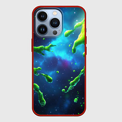 Чехол iPhone 13 Pro Зеленые брызги