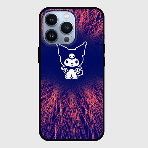 Чехол iPhone 13 Pro Kuromi red energy / 3D-Черный – фото 1