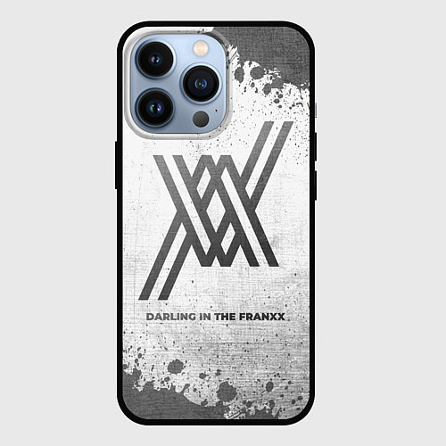 Чехол iPhone 13 Pro Darling in the FranXX - white gradient / 3D-Черный – фото 1