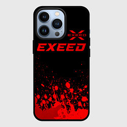 Чехол iPhone 13 Pro Exeed - red gradient посередине