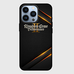 Чехол iPhone 13 Pro Kingdom Come Deliverance 2 текстура из сетки