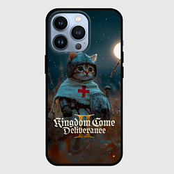 Чехол iPhone 13 Pro Kingdom Come Deliverance 2 рыцарь котенок