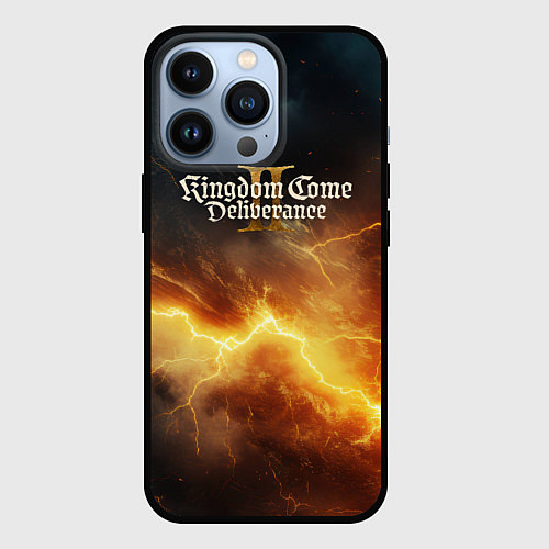 Чехол iPhone 13 Pro Logo Kingdom Come Deliverance 2 / 3D-Черный – фото 1