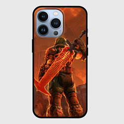 Чехол iPhone 13 Pro Палач рока и башня Doom