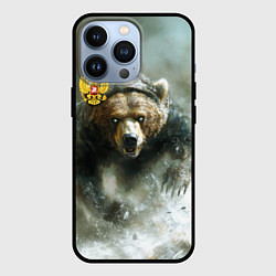 Чехол для iPhone 13 Pro Медвежья доблесть, цвет: 3D-черный