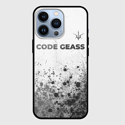 Чехол для iPhone 13 Pro Code Geass - white gradient посередине, цвет: 3D-черный