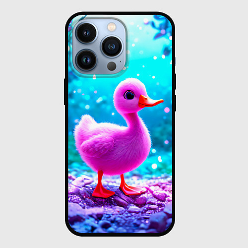 Чехол iPhone 13 Pro Утеночек / 3D-Черный – фото 1
