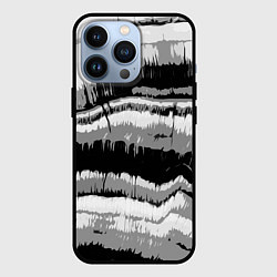 Чехол iPhone 13 Pro Чёрно-белая абстракция