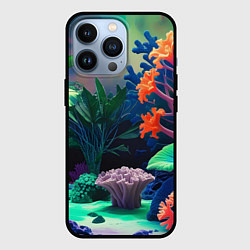 Чехол iPhone 13 Pro Морское дно с кораллами