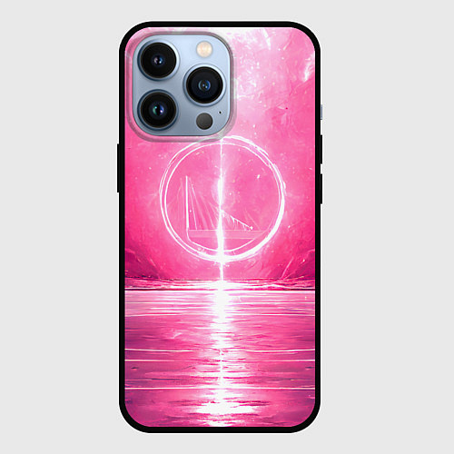 Чехол iPhone 13 Pro Голден Стэйт Уорриорз в розовом / 3D-Черный – фото 1