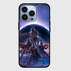 Чехол для iPhone 13 Pro Предзнаменования тирании Helldivers 2, цвет: 3D-черный