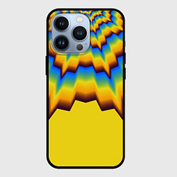 Чехол iPhone 13 Pro Узоры на желтом