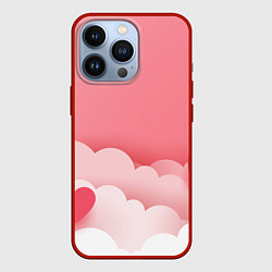 Чехол iPhone 13 Pro Облака любви