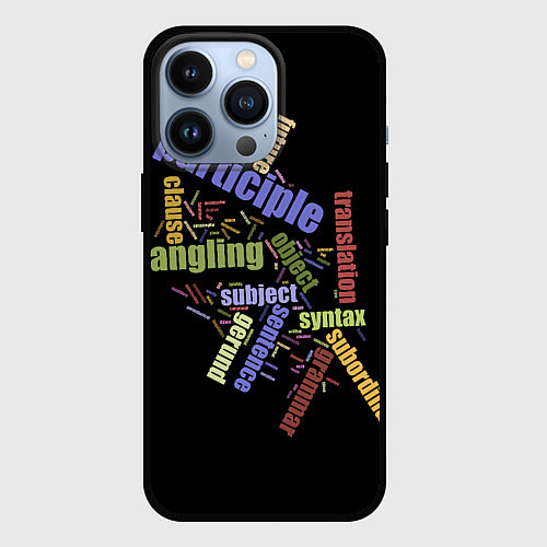 Чехол iPhone 13 Pro Переводчик / 3D-Черный – фото 1