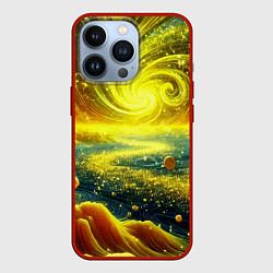 Чехол iPhone 13 Pro Neon galaxy - ai art fantasy