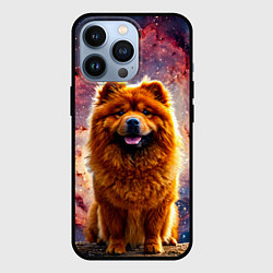 Чехол iPhone 13 Pro Чау-чау в космосе