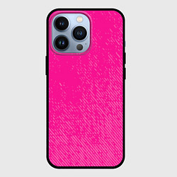 Чехол iPhone 13 Pro Джинс с потертостями-розовый