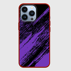 Чехол iPhone 13 Pro The color is purple and black