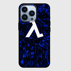 Чехол для iPhone 13 Pro Half-Life blue energy, цвет: 3D-черный