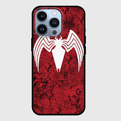 Чехол iPhone 13 Pro Знак венома на красном