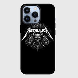 Чехол для iPhone 13 Pro The horned skull - Metallica, цвет: 3D-черный