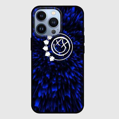 Чехол iPhone 13 Pro Blink 182 blue energy / 3D-Черный – фото 1