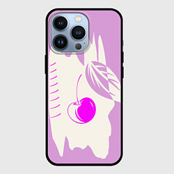 Чехол iPhone 13 Pro Вишневый коллаж