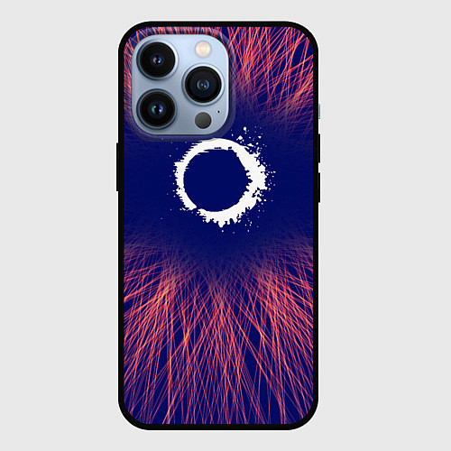 Чехол iPhone 13 Pro The Callisto Protocol red energy / 3D-Черный – фото 1