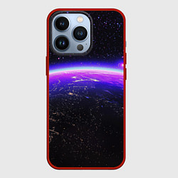 Чехол iPhone 13 Pro Планета и неоновое свечение
