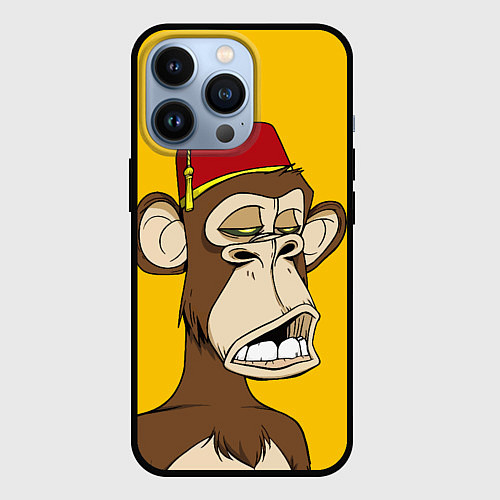 Чехол iPhone 13 Pro NFT ape monkey / 3D-Черный – фото 1