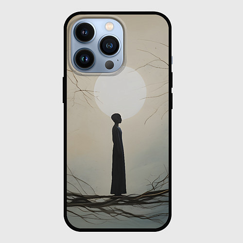 Чехол iPhone 13 Pro Минималистичный сюрреализм / 3D-Черный – фото 1