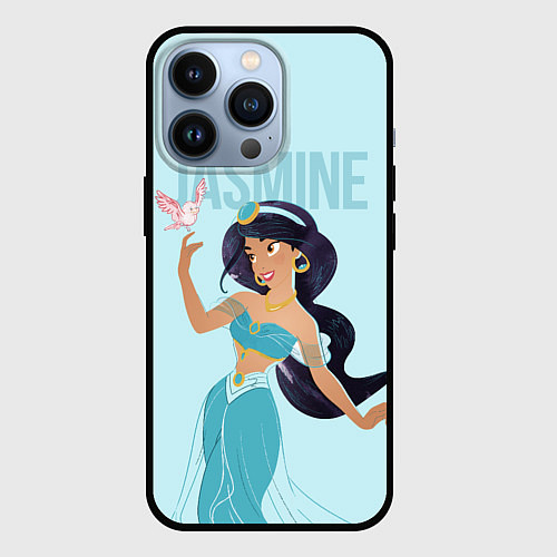 Чехол iPhone 13 Pro Jasmine princess - big pictures / 3D-Черный – фото 1