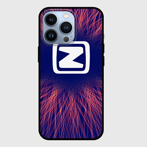 Чехол iPhone 13 Pro Zotye red energy / 3D-Черный – фото 1