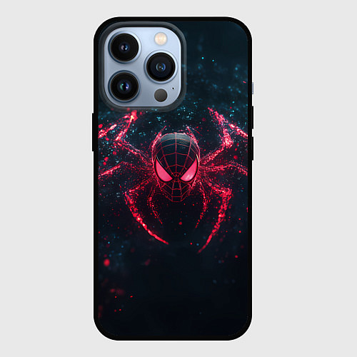 Чехол iPhone 13 Pro Спайдер-мэн с лапами паука / 3D-Черный – фото 1