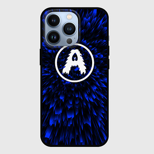 Чехол iPhone 13 Pro Aerosmith blue energy / 3D-Черный – фото 1