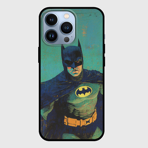 Чехол iPhone 13 Pro Злой Бэтмен / 3D-Черный – фото 1