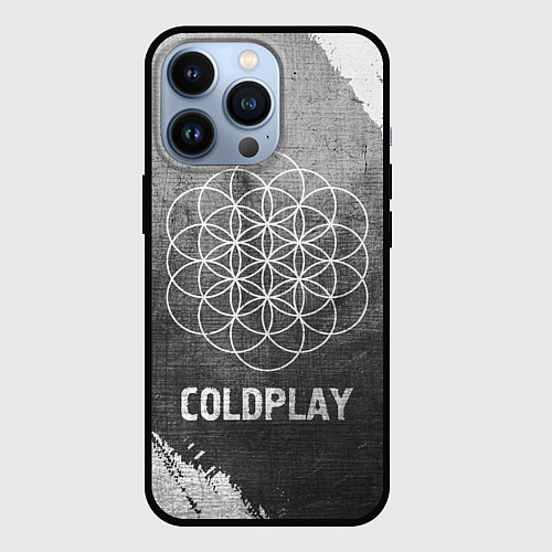Чехол iPhone 13 Pro Coldplay - grey gradient / 3D-Черный – фото 1